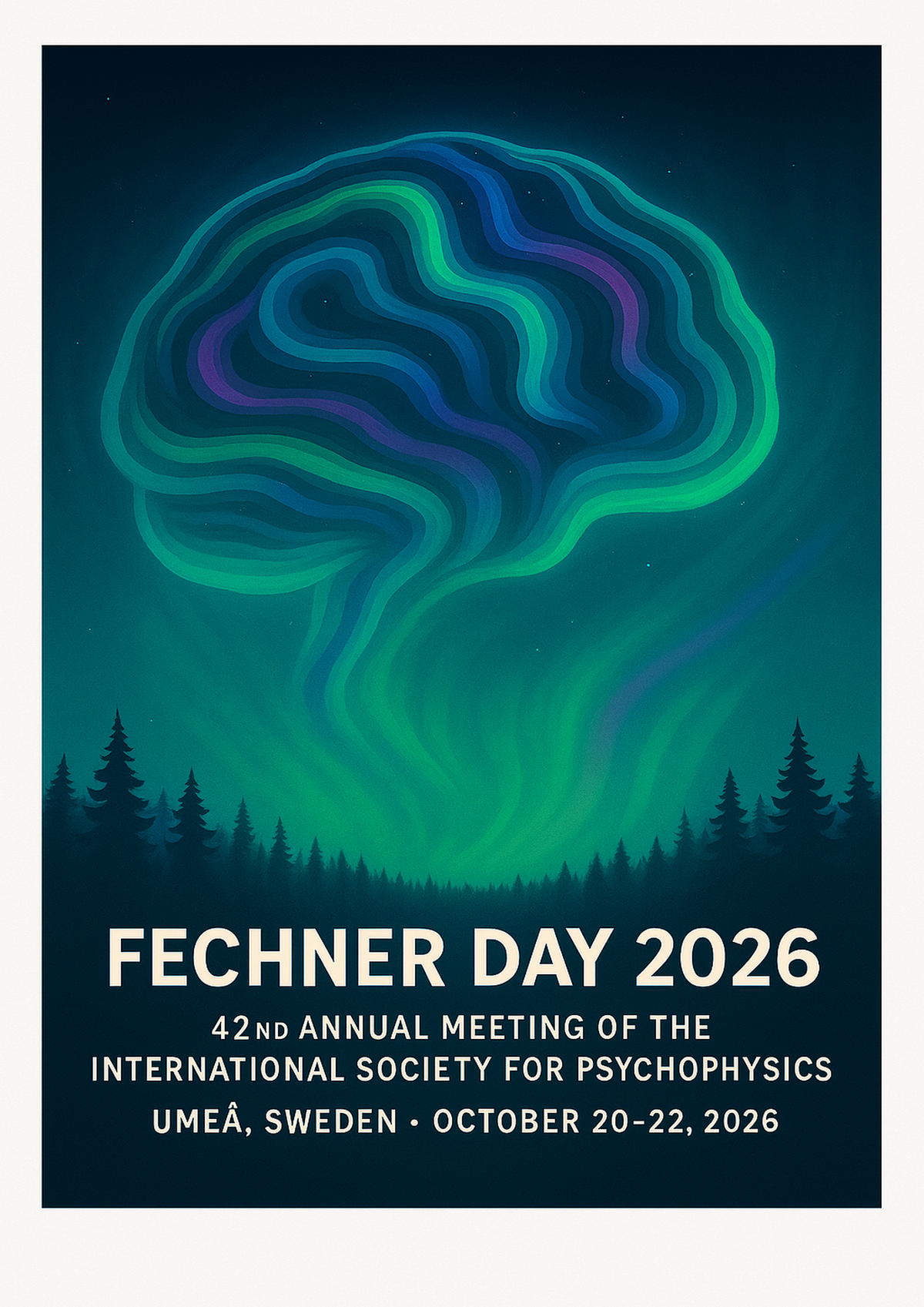 Fechner Day 2026 poster
